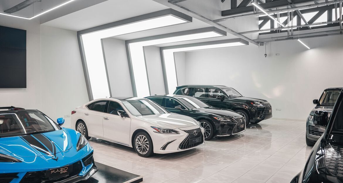 luxury cars garage documents