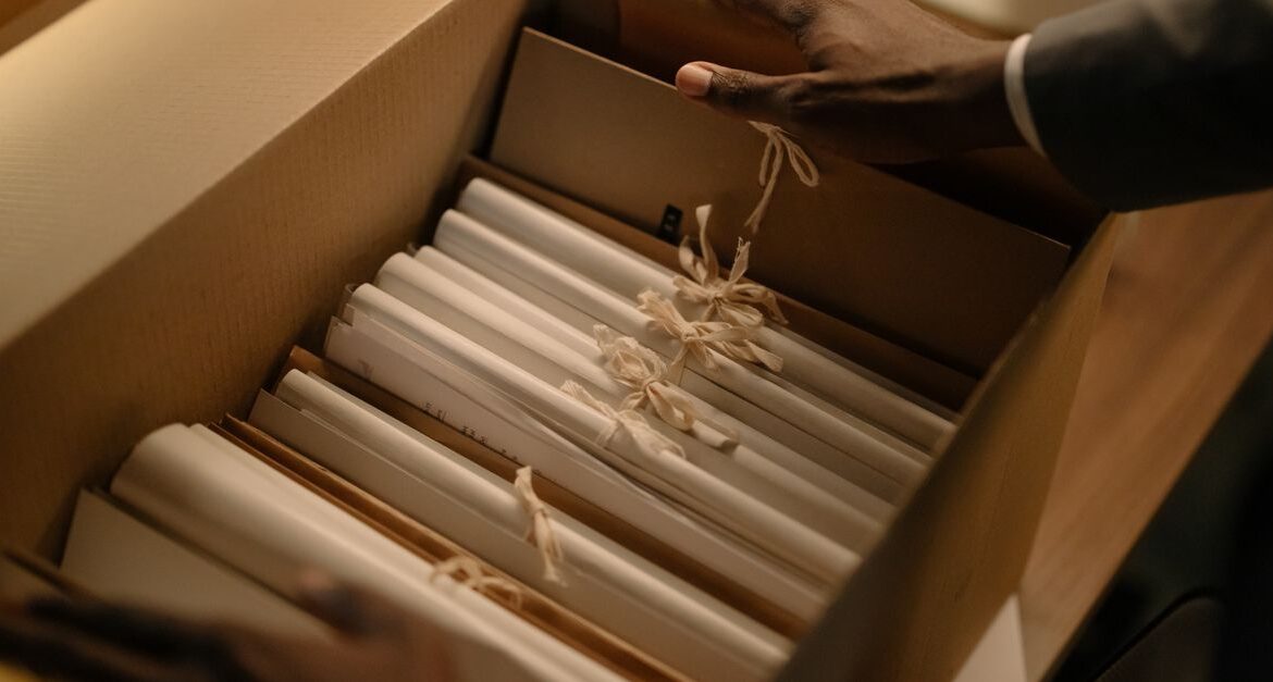 legal documents family archive