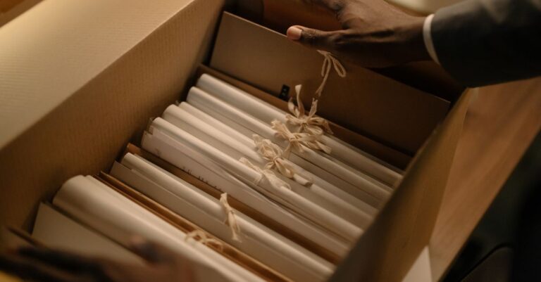 legal documents family archive
